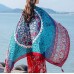 Veil burgundy female summer seaside travel bikini swimsuit with outer cover