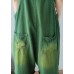 Plus size Green pocket hot pants Jumpsuit Summer
